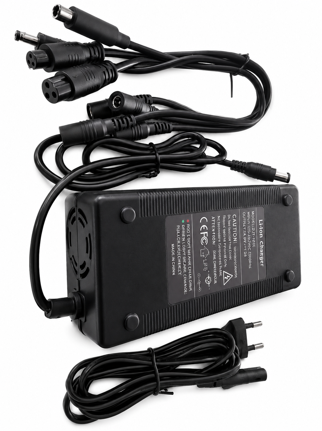 Cargador electico 48V/54.6V/3A 5 conector RF FIT015