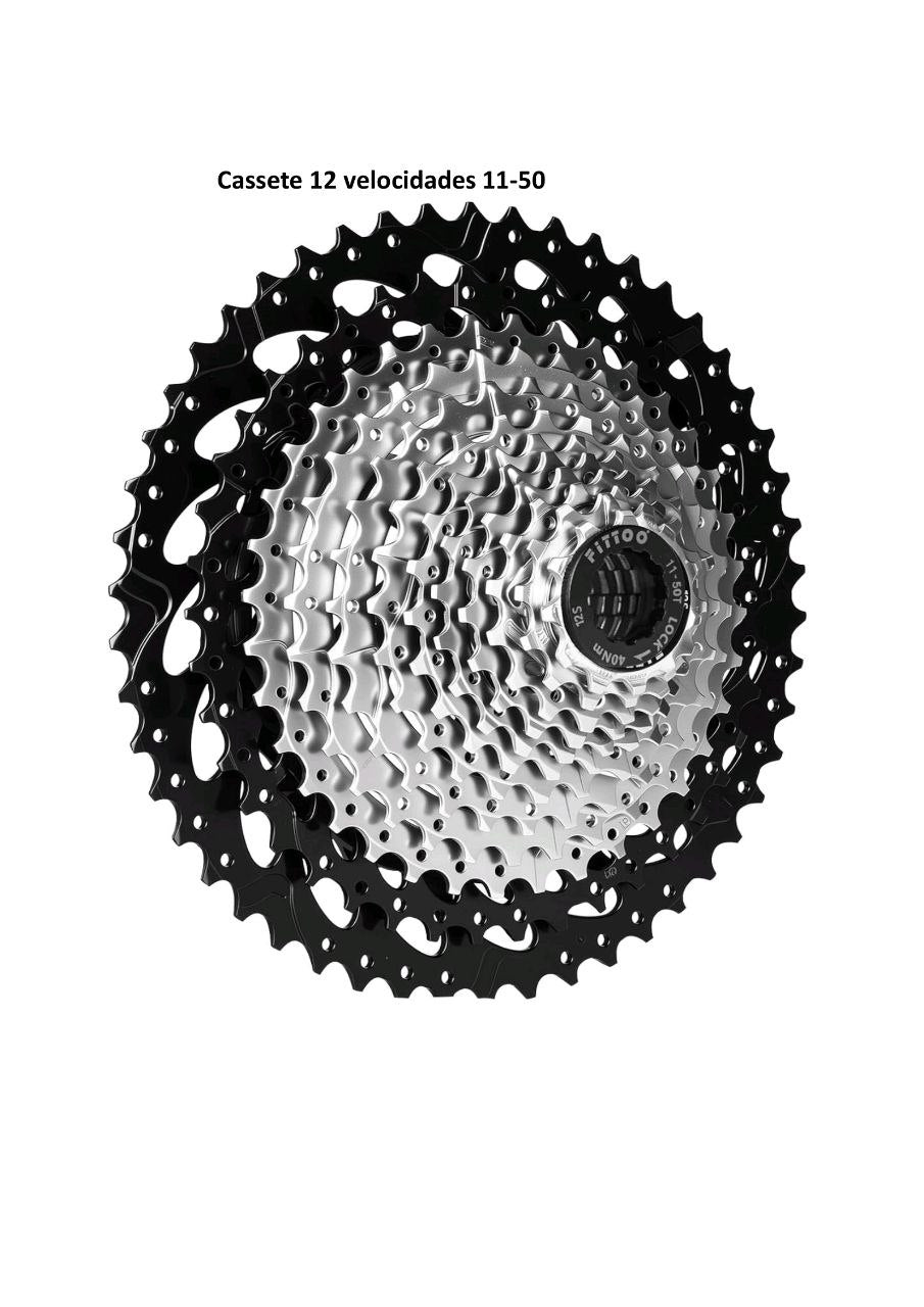 Cassette 12 velocidades 11-50T para bicicleta de montaña (MTB)